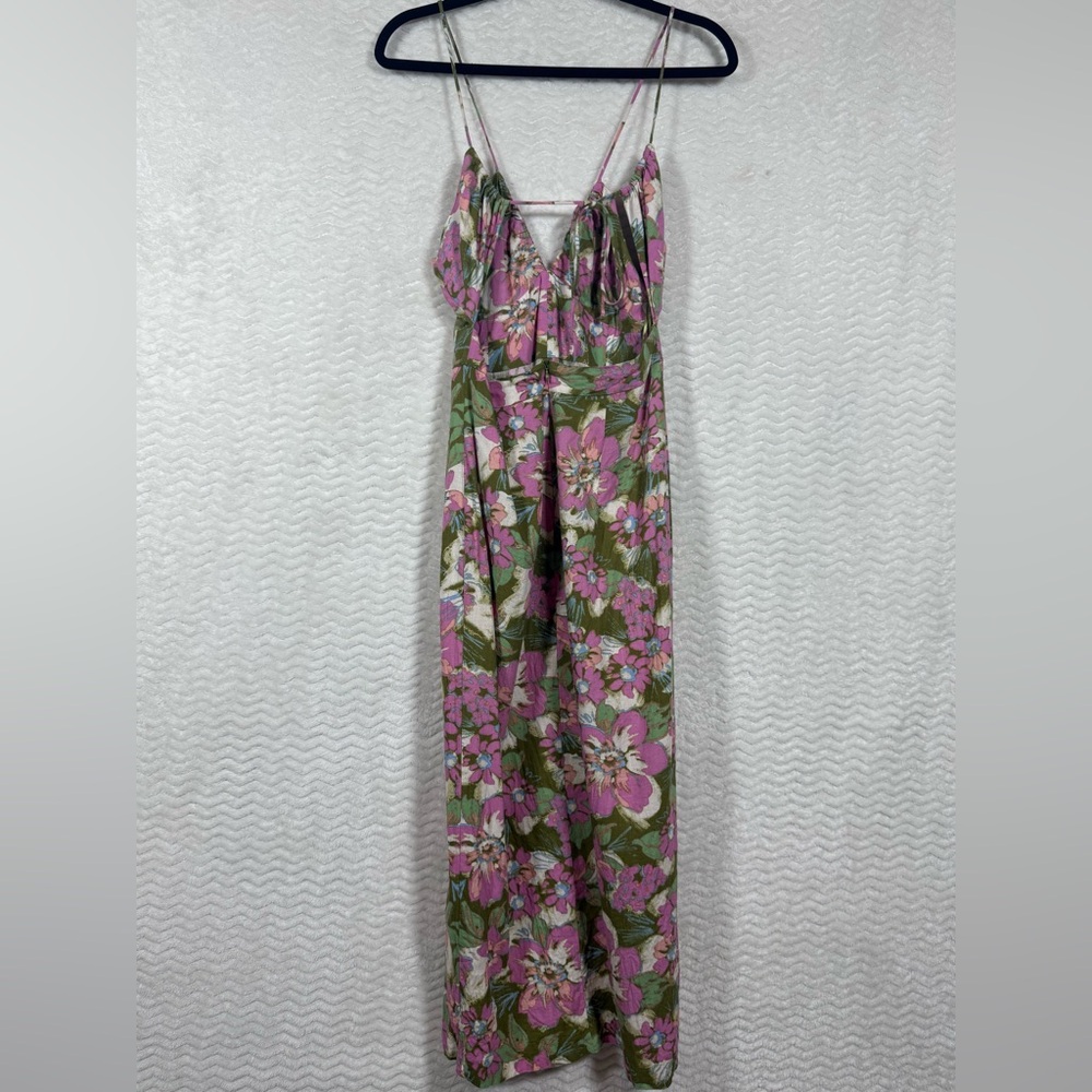Zara Multicolor Floral Dress. Size Medium. One of a kind!! Stunning ๐คฉ๐งก - Picture 6 of 9